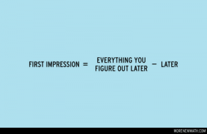 1 First impression