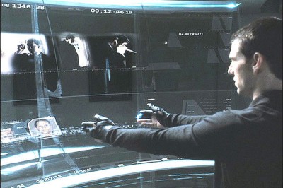 Picture of Tom Cruise in the film Minority Report