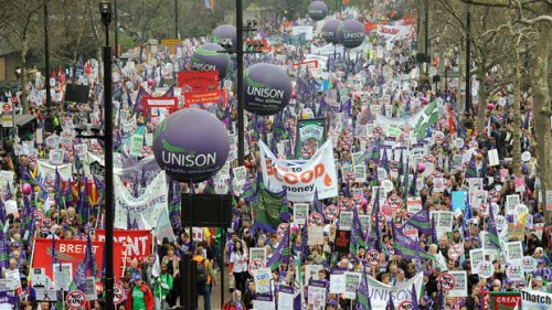 TUC demo supported by CND London 260311